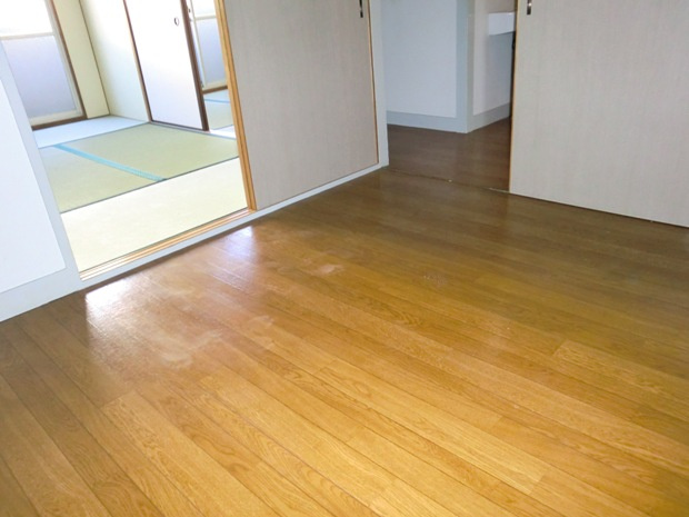 魚眞マンションの居間・リビング