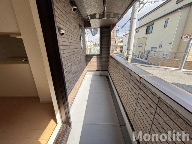 カルムメゾンⅡのバルコニー