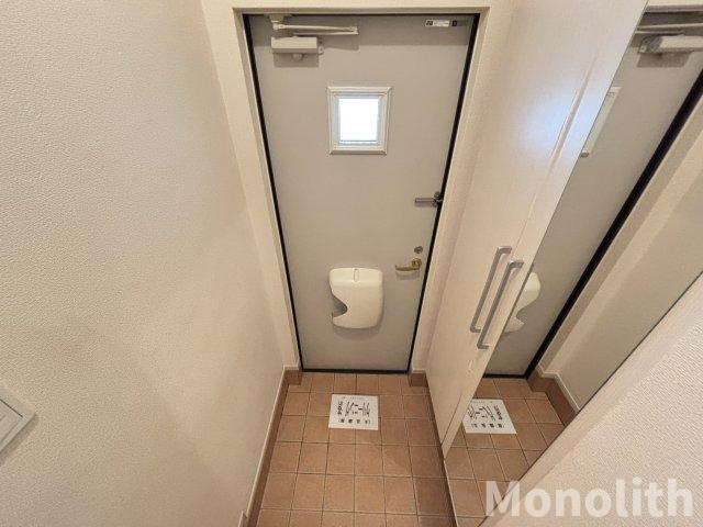 カルムメゾンⅡの玄関