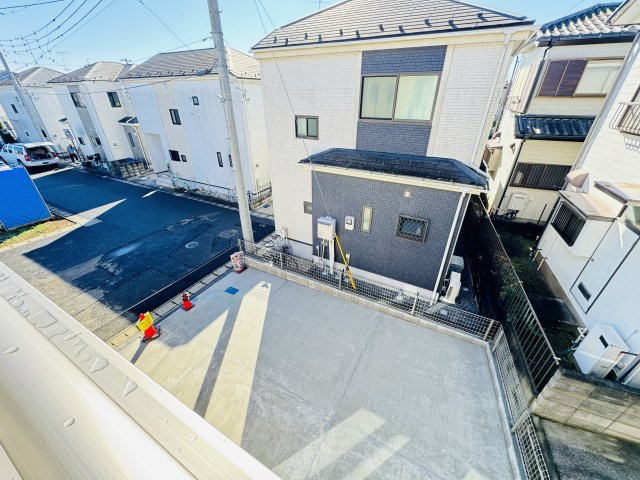 鎌ケ谷市北中沢３丁目新築戸建（北中沢３丁目Ⅲ）の展望|バルコニーより道路側眺望