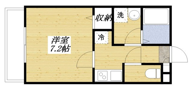 ジーメゾン福生ビブレの間取り