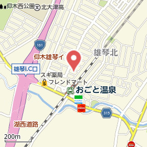 【地図】 |  バックス大津雄琴レイクヒルズ