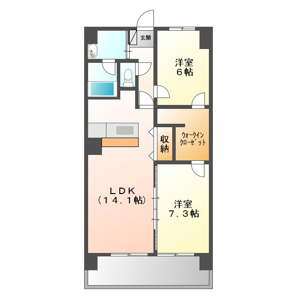 アウルスタイル森下町の間取り