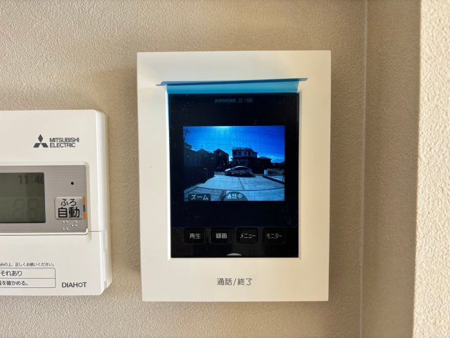深谷市常盤町　分譲一戸建て　02のセキュリティ|防犯面も安心な録画機能付きTVモニターインターホン！