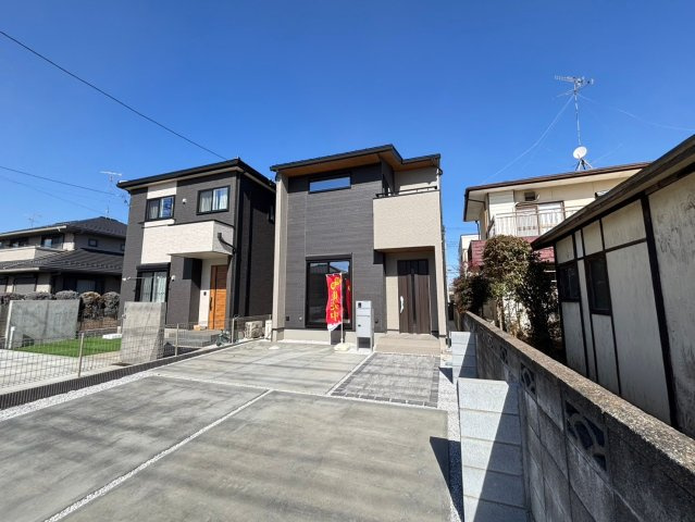 深谷市常盤町　分譲一戸建て　02の外観|災害時の復旧がガスに比べて早いオール電化住宅(^^)/			
