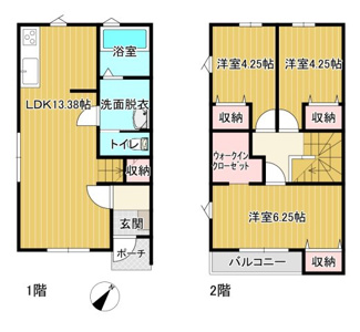 【間取り】 | レゾナンス大村　A棟