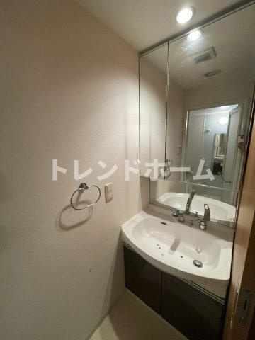 クリーデンス福島の独立洗面台|選べる家電プランあり！！