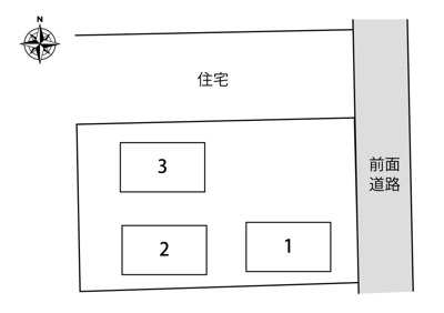 【区画図】 | 本橋第三駐車場 | 区画3募集中