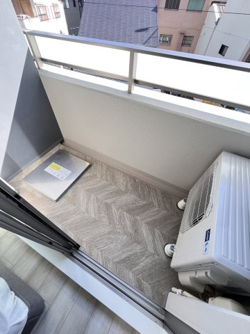 大阪市都島区都島北通１丁目の賃貸マンションのバルコニー