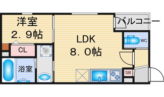 【間取り】 | メイクス志賀本通 | 略図の為、現状優先