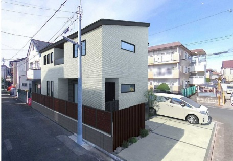 関町南4丁目・新築戸建の外観パース
