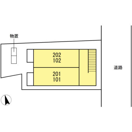 ベルクライムⅠの区画図