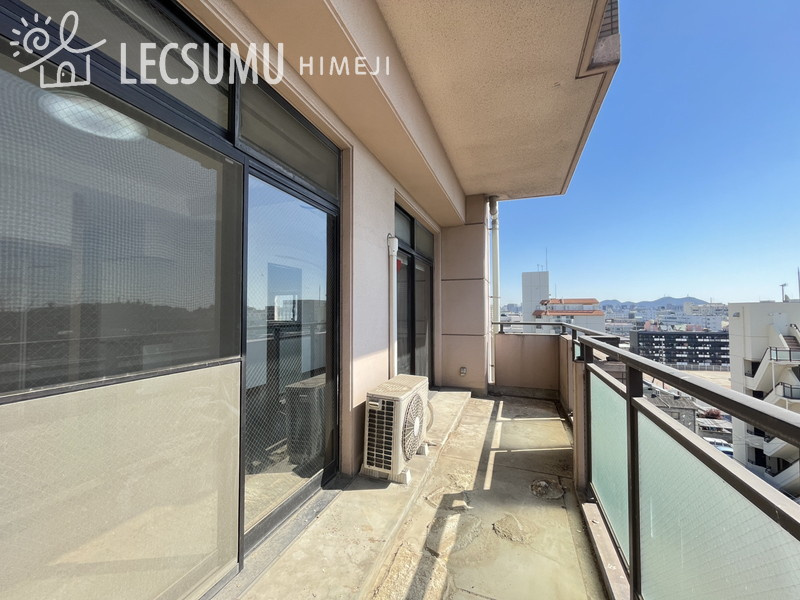 ルネス土山のバルコニー