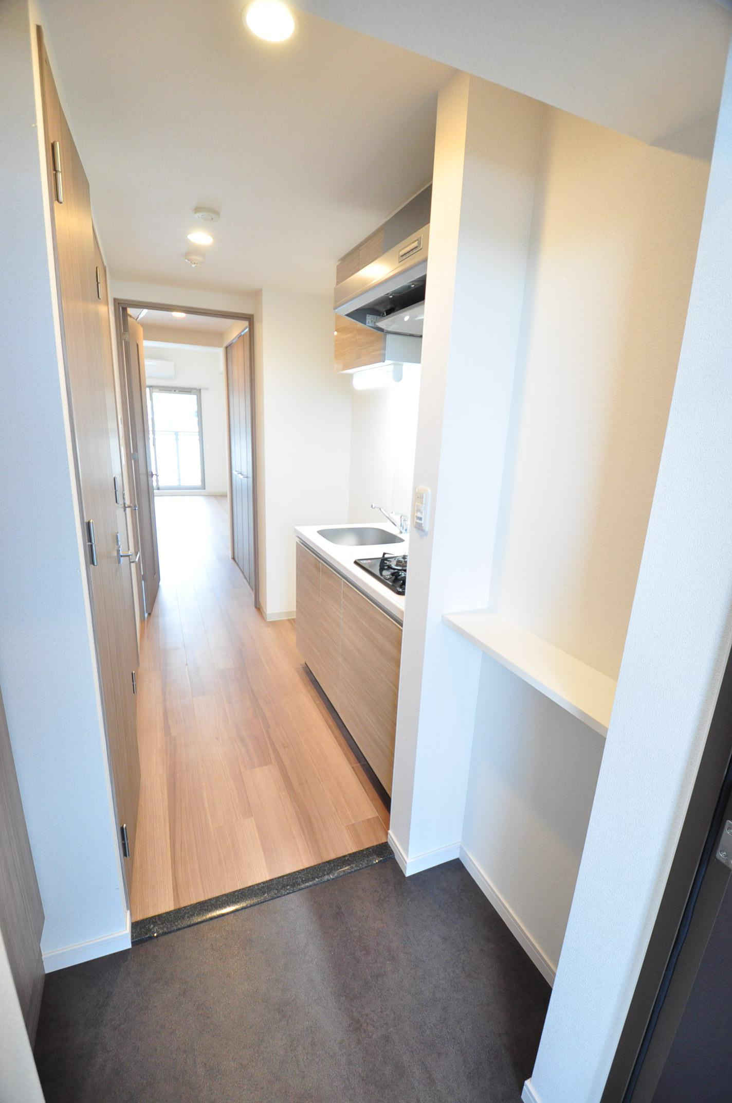 大阪市城東区鴫野西２丁目の賃貸マンションの玄関