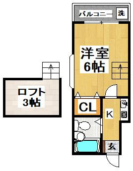【間取り】 | カサブランカ初芝