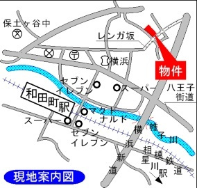 エスコートレンガ坂の地図|案内図