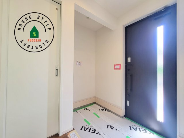 菊池郡菊陽町第2-2棟（2号棟）　の防犯設備|二重ロックでしっかり防犯対策ができます。