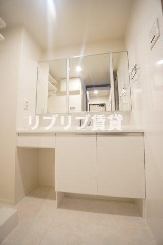 LA・Felice千葉登戸の洗面所