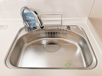 【キッチン】 | 給田南住宅2号棟 | シンク　タッチレス水栓