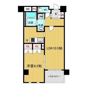 リアライズ　呉服町の間取り
