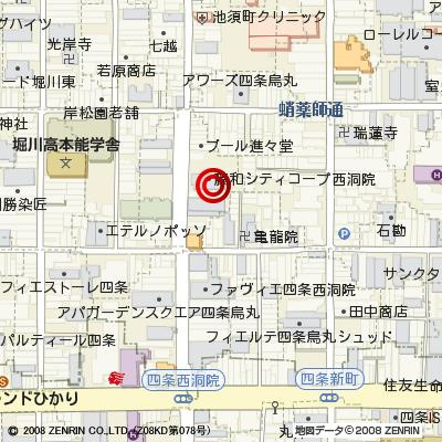 藤和シティコープ西洞院の地図