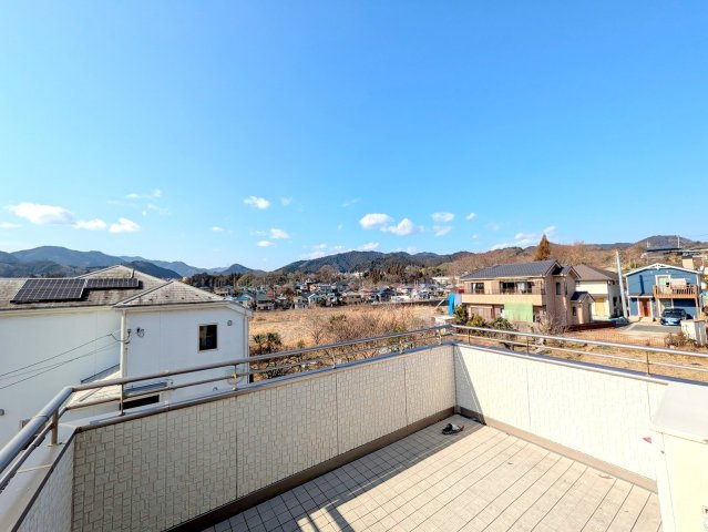 あきる野市舘谷　中古戸建のバルコニー|2025年2月撮影