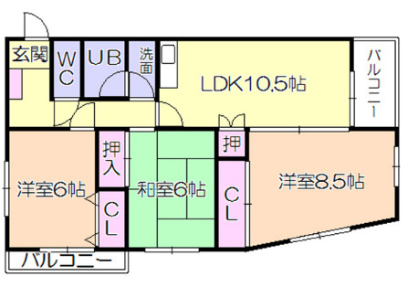 ベア・シャトーの間取り