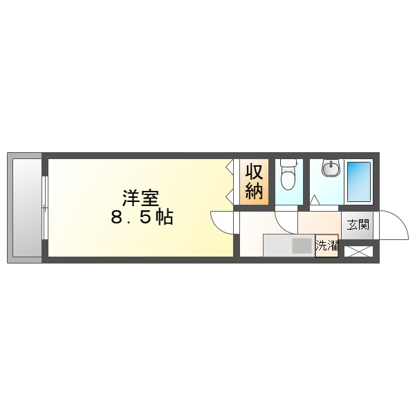 ＦＬＡＴＬＥＡＶＥＳ学南町の間取り