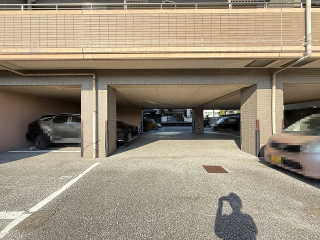 響水館の駐車場