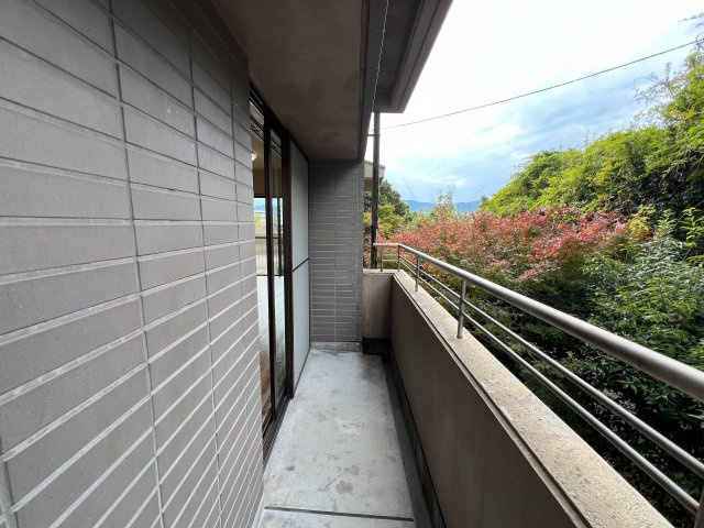 響水館のバルコニー