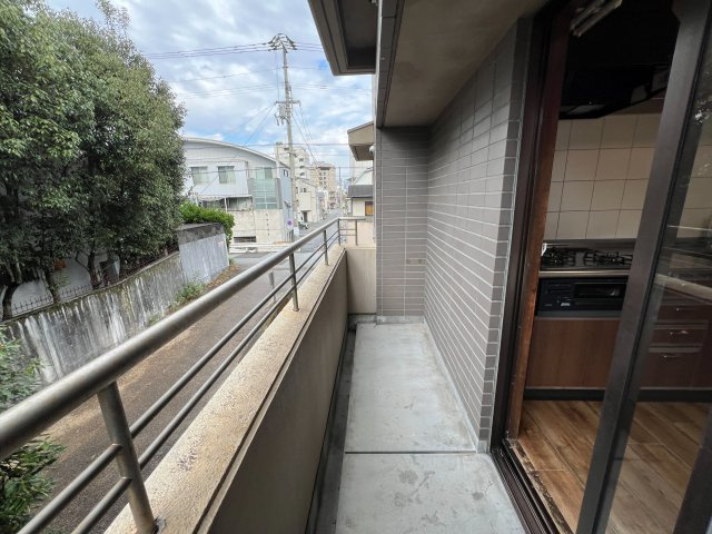 響水館のバルコニー