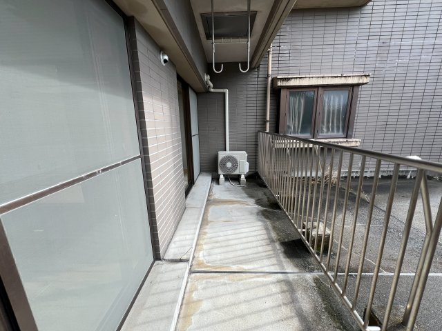 響水館のバルコニー