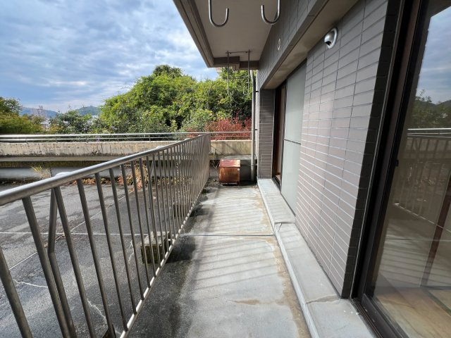 響水館のバルコニー