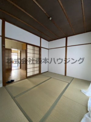 【和室】 | 　寝屋川市河北中町連棟住宅 | 和室があれば客間としても活用できます
1階