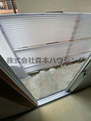 【バルコニー】 | 　寝屋川市河北中町連棟住宅 | 1階テラススペースです