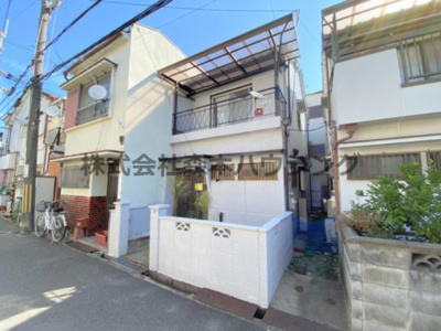 【外観】 | 　寝屋川市河北中町連棟住宅 | 外はこのようになっています