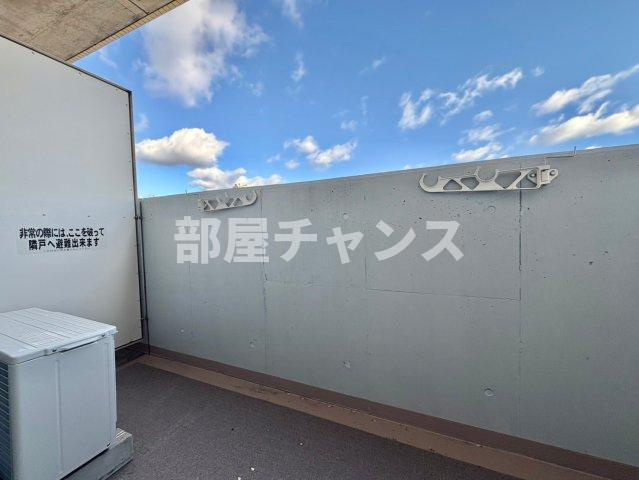 東山ビレッジのバルコニー