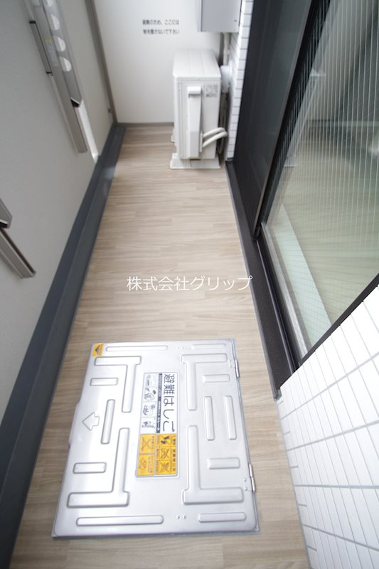 ライムテラスのバルコニー