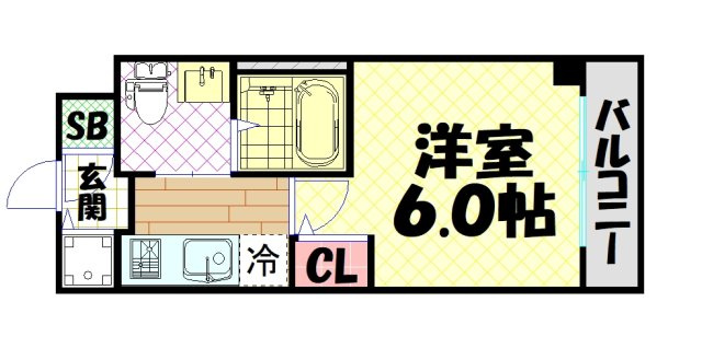 【間取り】 | エステムプラザ心斎橋EASTIVブランディア
