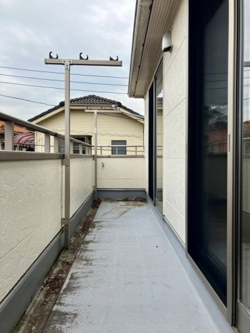 相模町戸建のバルコニー