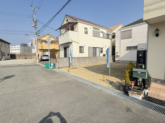 鴻池売り土地の外観|南西側から撮影