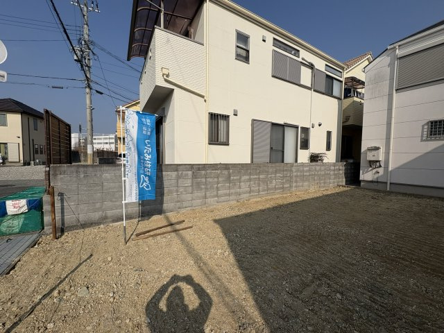 鴻池売り土地の外観|物件の北側を撮影