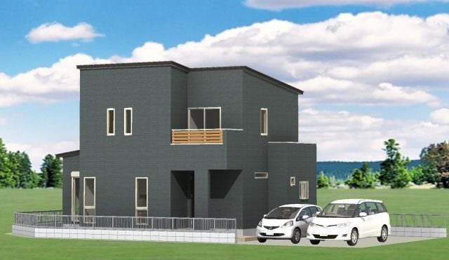 湖南市吉永　瑞美が丘団地の完成予想図