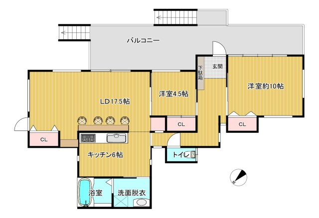 すいらんそう平屋の間取り