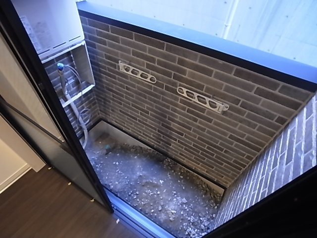 神戸市兵庫区北逆瀬川町のアパートのバルコニー|バルコニー