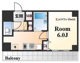 リーガル神戸元町の間取り