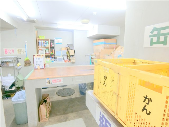 イプセ蒲田WESTのその他共用部分|曜日時間関係なくゴミ出し可能な敷地内ゴミ捨て場！