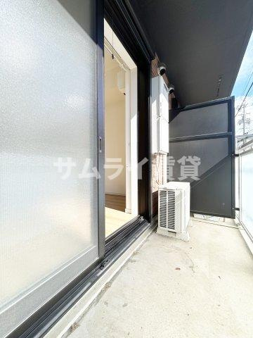 パインテール千成のバルコニー