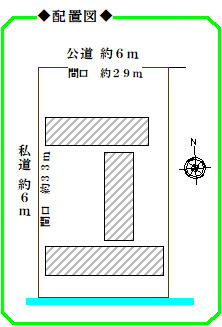 　☆ キャンパスサイド ☆の区画図