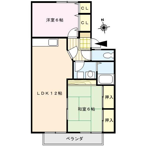 グリーンタウン津留崎の間取り